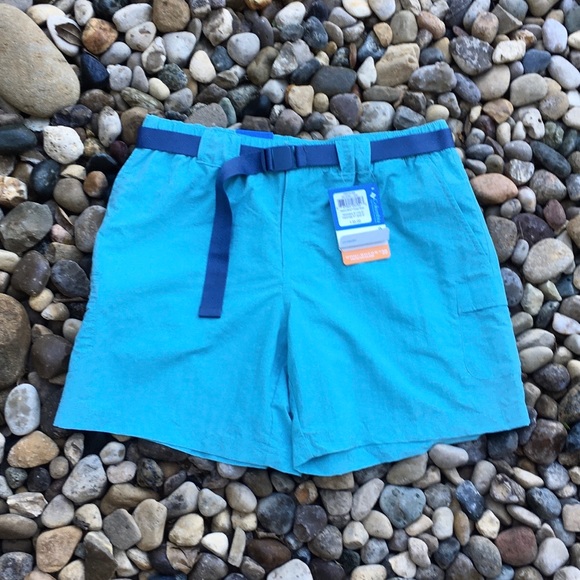 columbia elastic waist shorts